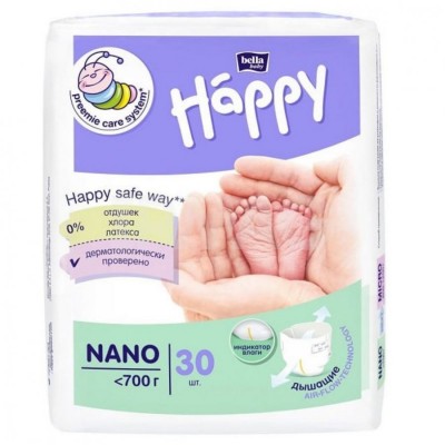 Scutece Bella Baby Happy Nano 30pcs