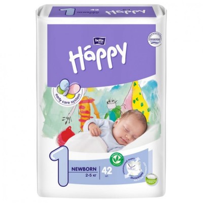 Scutece Bella Baby Happy Newborn 1/42pcs
