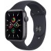 Смарт-часы Apple Watch SE 44mm Space Gray Aluminum Case with Midnight Sport Band (MKQ63)