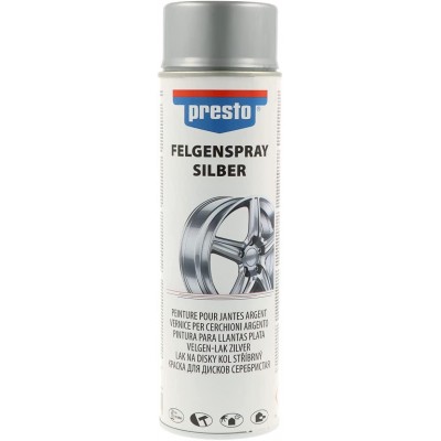 Краска для дисков Presto Felgenspray Silber 500ml