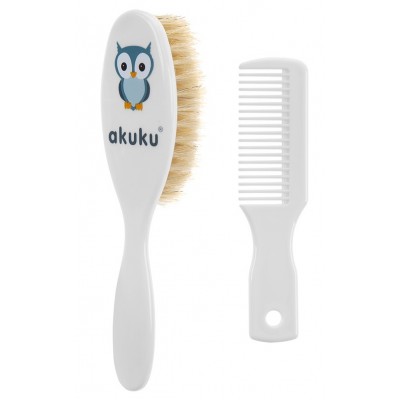 Набор детских расчёсок Akuku A0307 White