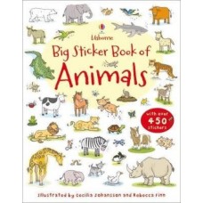 Книга Big Sticker Book of Animals (9781409535126)