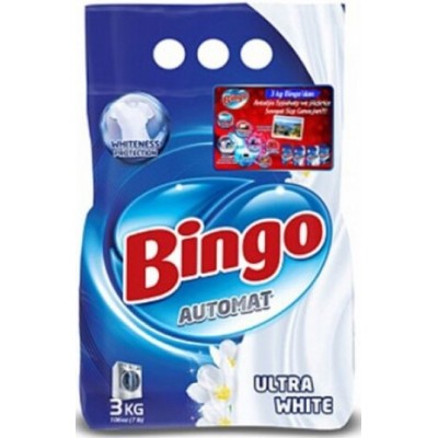 Стиральный порошок Bingo Ultra White 3kg