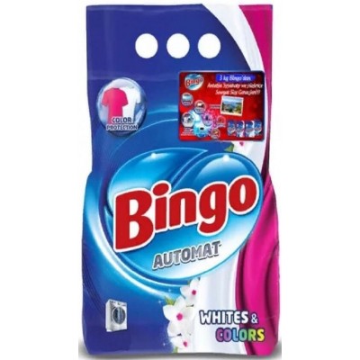 Стиральный порошок Bingo White & Colors 9kg