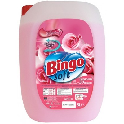 Condiționer pentru rufe Bingo Soft Pink Rose 5L