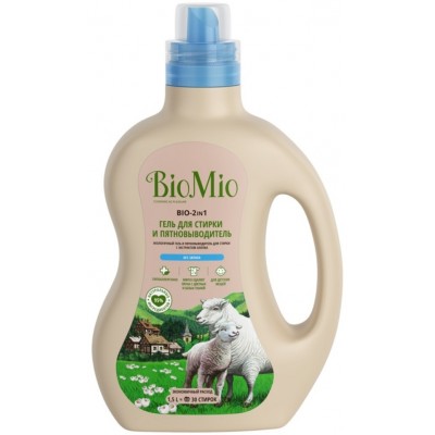 Гель для стирки BioMio Bio-2в1 без запаха 1500мл
