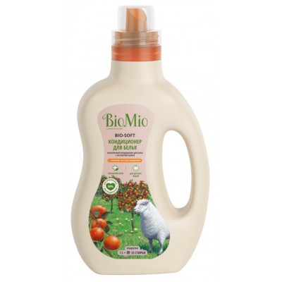 Condiționer pentru rufe BioMio Bio-Soft Mandarin 1000ml