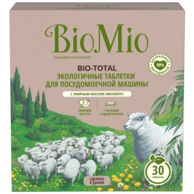 Detergent pentru mașine de spălat vase BioMio Bio-Total 30buc