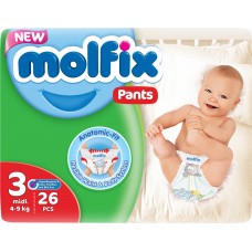 Scutece Molfix Midi 3/26pcs