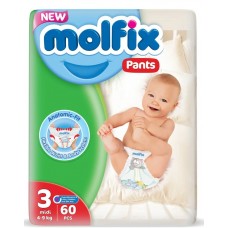 Scutece Molfix Midi 3/60pcs