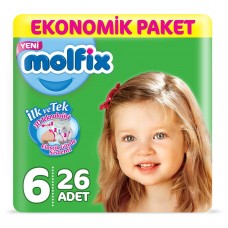 Scutece Molfix Extra Large 6/26pcs