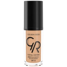 Fond de ten pentru față Golden Rose Total Cover 2in1 Foundation & Concealer 04