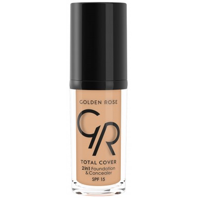 Тональный крем для лица Golden Rose Total Cover 2in1 Foundation & Concealer 04