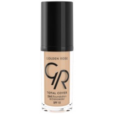 Fond de ten pentru față Golden Rose Total Cover 2in1 Foundation & Concealer 05