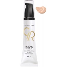 Fond de ten pentru față Golden Rose Liquid Powdery Mineral Foundation 01