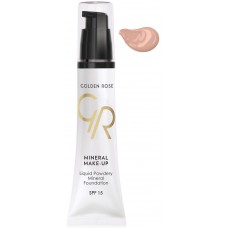 Fond de ten pentru față Golden Rose Liquid Powdery Mineral Foundation 02