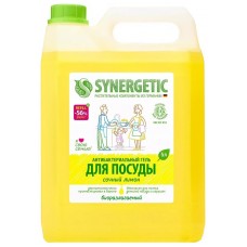 Средство для мытья посуды Synergetic Лимон 5л