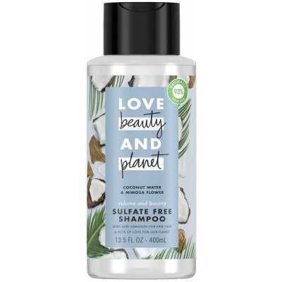 Шампунь для волос Love Beauty and Planet Coconut Water & Mimosa Flower 400ml.