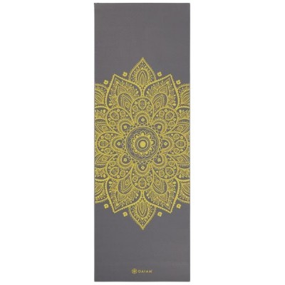 Covoraș fitness Gaiam Citron Sundial (173x61x0.6cm)