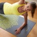 Covoraș fitness Gaiam Citron Sundial (173x61x0.6cm)