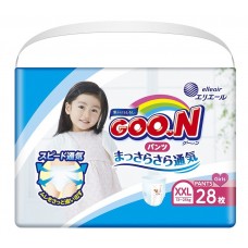 Подгузники Goo.N Diapers-Panties For Girls XXL 28pcs (843101)