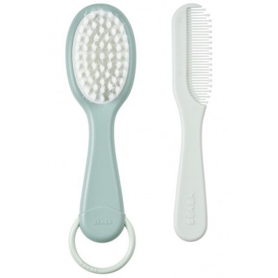 Набор детских расчёсок Beaba Green Blue (920366)