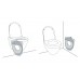 Детское сиденье для унитаза Beaba Light Mist (920359)