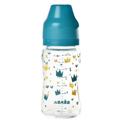 Biberon pentru bebeluș Beaba Crown 240ml Blue (911655)