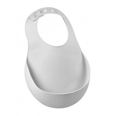 Слюнявчик Beaba Light Grey (913490)