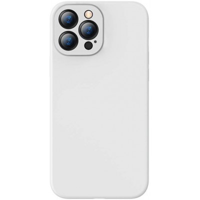 Husa de protecție Baseus Liquid Silica Gel Protective Case For iPhone 13 Pro White