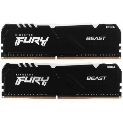 Оперативная память Kingston Fury Beast 16Gb DDR4-2666MHz Kit (KF426C16BBAK2/16)