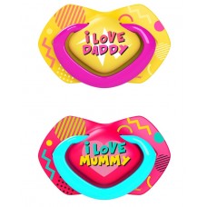 Пустышка Canpol Babies Neon Love 2pcs (22/654)