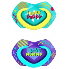 Пустышка Canpol Babies Neon Love 2pcs (22/653)