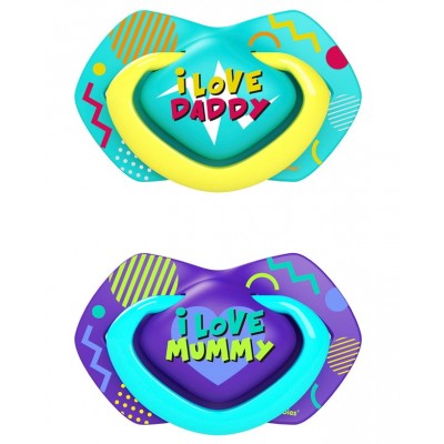 Пустышка Canpol Babies Neon Love 2pcs (22/653)