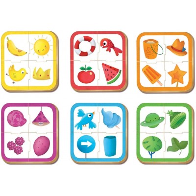 Puzzle Educa 6in1 Baby Colors (18119)