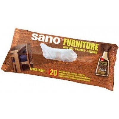 Салфетка для уборки Sano Furniture Wipes 20pcs (425585)