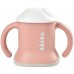 Cana cu pai Beaba 3in1 Evoluclip Pink (913474)