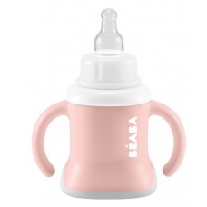 Cana cu pai Beaba 3in1 Evoluclip Pink (913474)