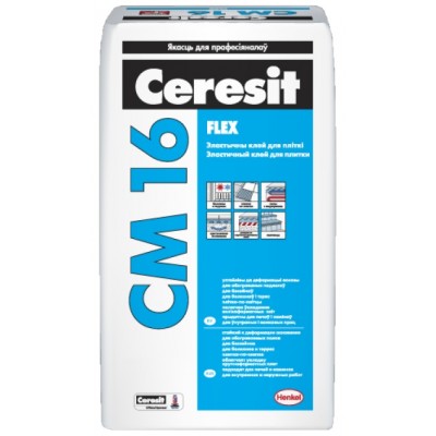 Клей для плитки Ceresit CM16 Flex 25kg