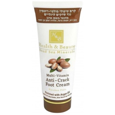 Cremă pentru picioare Health & Beauty Multi-Vitamin Anti-Crack Foot Cream 180ml