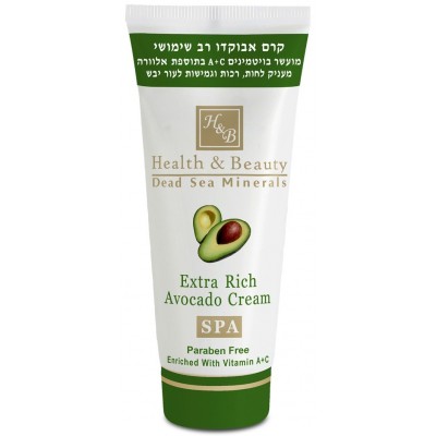 Cremă pentru corp Health & Beauty Extra Rich Avocado Cream 100ml