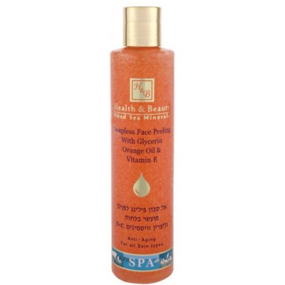 Piling pentru fața Health & Beauty Soapless Face Peeling Orange Oil 250ml