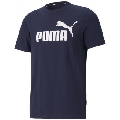 Tricou bărbătesc Puma ESS Logo Tee Peacoat M