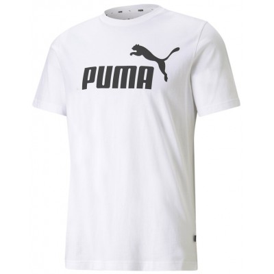 Мужская футболка Puma ESS Logo Tee Puma White L (58666602)