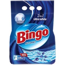 Detergent pudră Bingo Ultra White 1.35kg