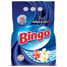 Detergent pudră Bingo White & Colors 2kg