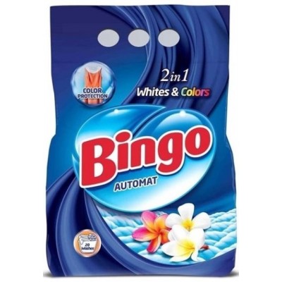 Стиральный порошок Bingo White & Colors 2kg