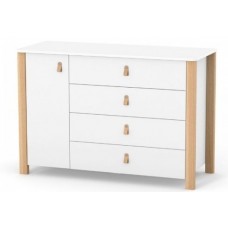 Детский комод Veres Monaco 1200 White\Beech (35.2.351.2.15)