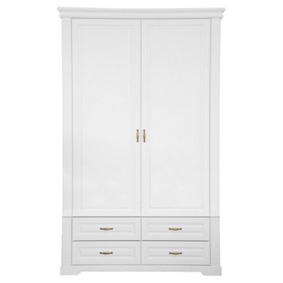 Шкаф Alfa Mobila Romance (2300x600x1400) White Wood