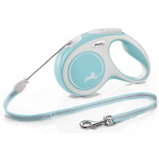 Lesă Flexi New Comfort S Cord 5m Light Blue